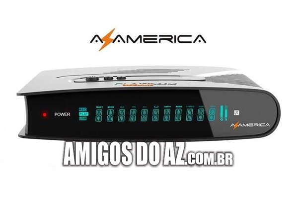 Atualização Azamerica Platinum GX PRO V1.58 – 06/08/2025